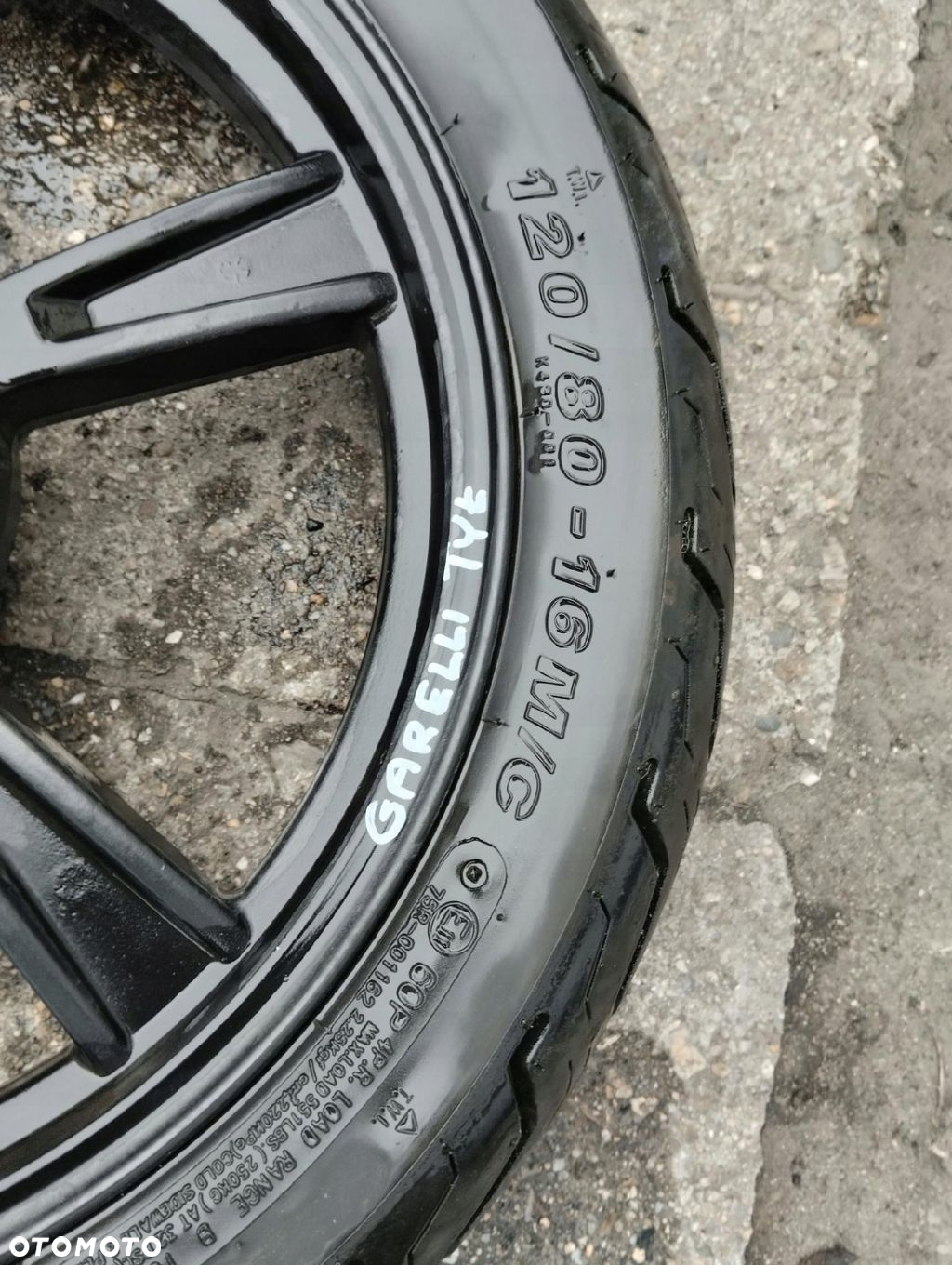 GARELLI XO 150 i KOLO FELGA OPONA TYL 120/80/16 - 3
