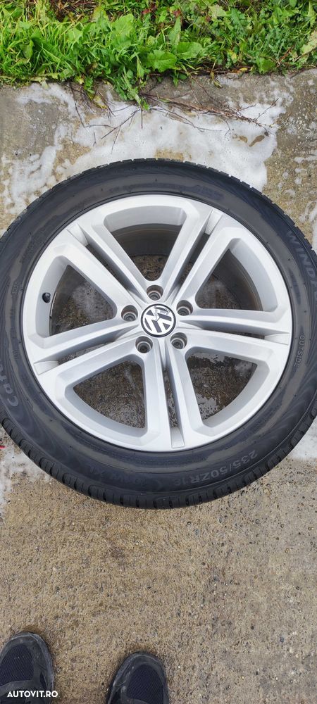 Set jante aliaj 18 cu anvelope de vara Bridgestone 235/50ZR18 - 6