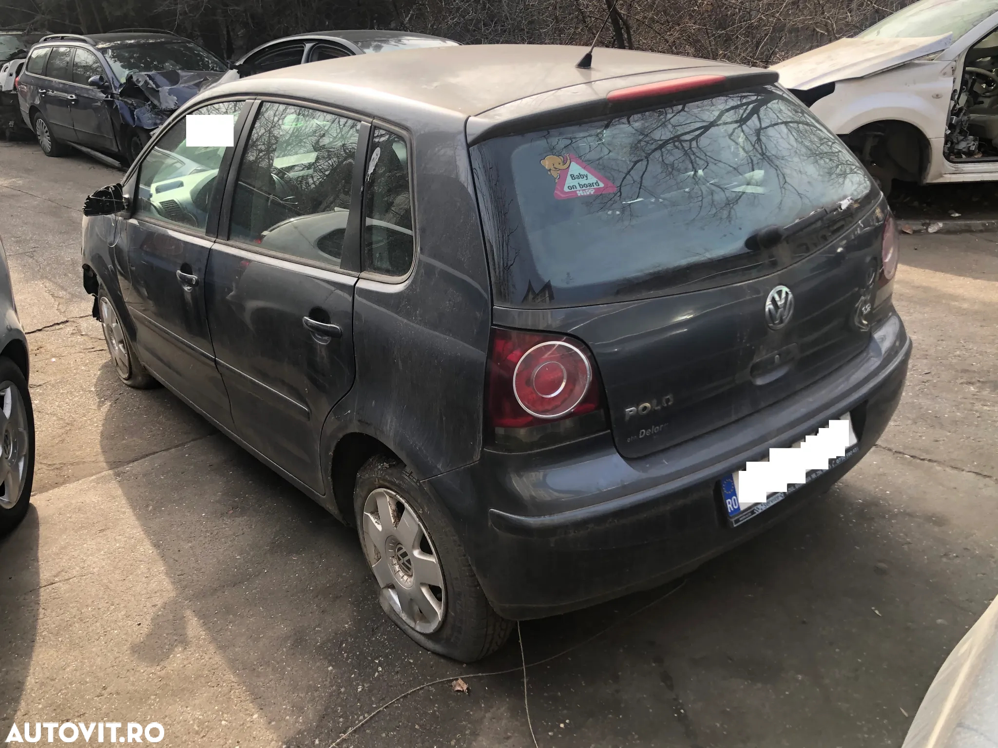 Dezmembrez VW Volkswagen Polo 9N facelift 2005 gri benzina diesel 1.2 1.4 - 6