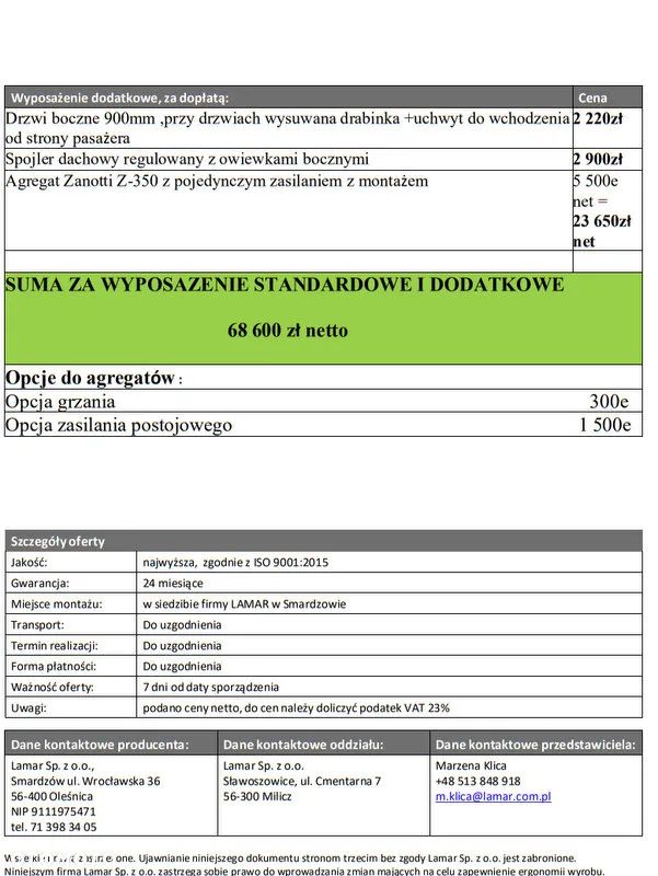 Fiat 2022 DUCATO L4, MAXI, chłodnia, mroźnia, ZANOTTI Z350 izoterma, kontener, rama SALON POLSKA, 1 właściciel. - 21