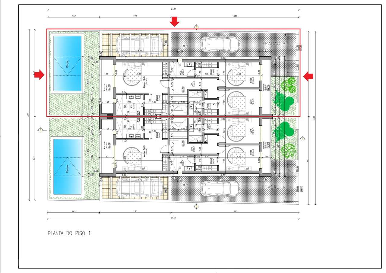Moradia Geminada T4 Nova com Piscina e 3 Suítes em Redondos | Fernão F - Grande imagem: 3/32