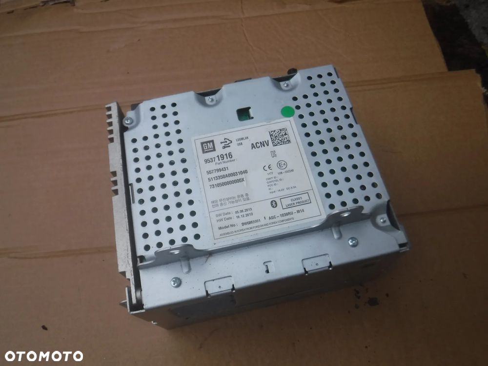 Opel Mokka Meriva  12-16  radio 95263744 557799431 - 1
