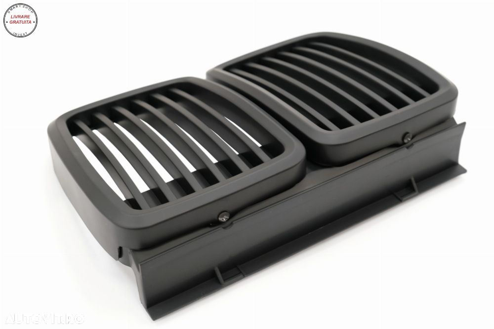 Grila Centrala BMW Seria 3 E30 (1982-1994) Negru Mat- livrare gratuita - 6
