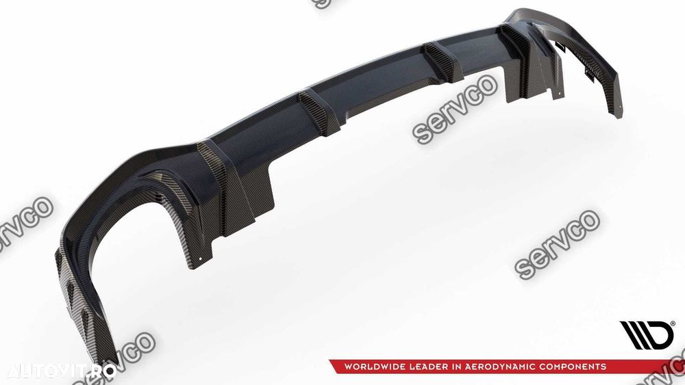 Prelungire difuzor bara spate Audi RSQ8 Mk1 2019- v10 - Maxton Carbon - 7