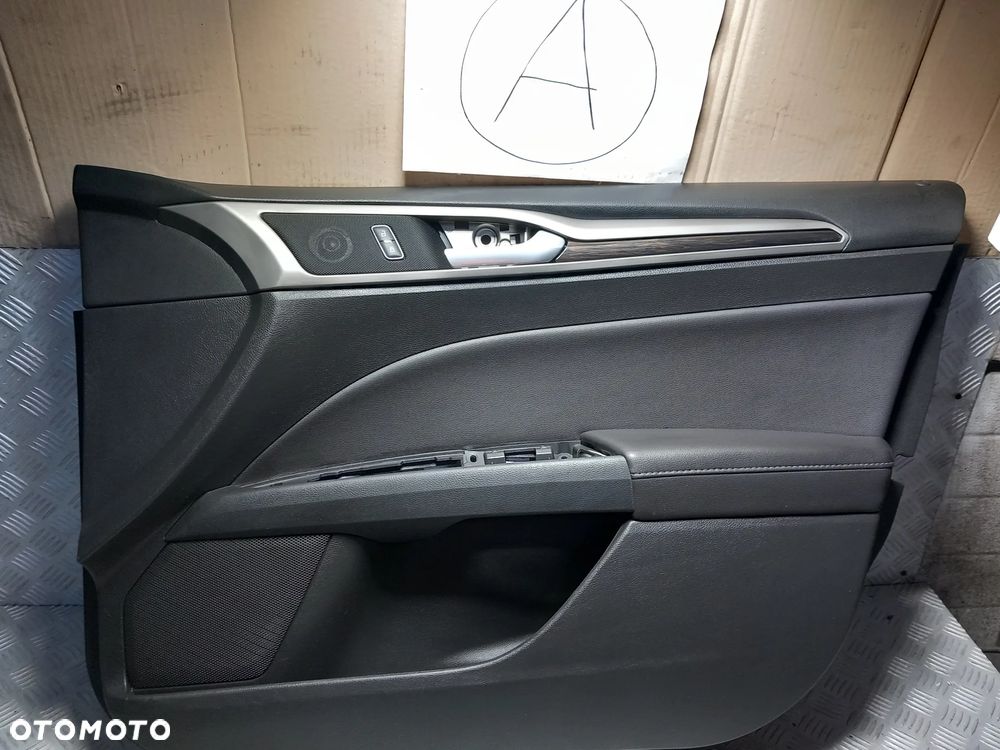 FORD FUSION MONDEO MK5 BOCZKI DRZWI SKÓRA KOMPLET - 12