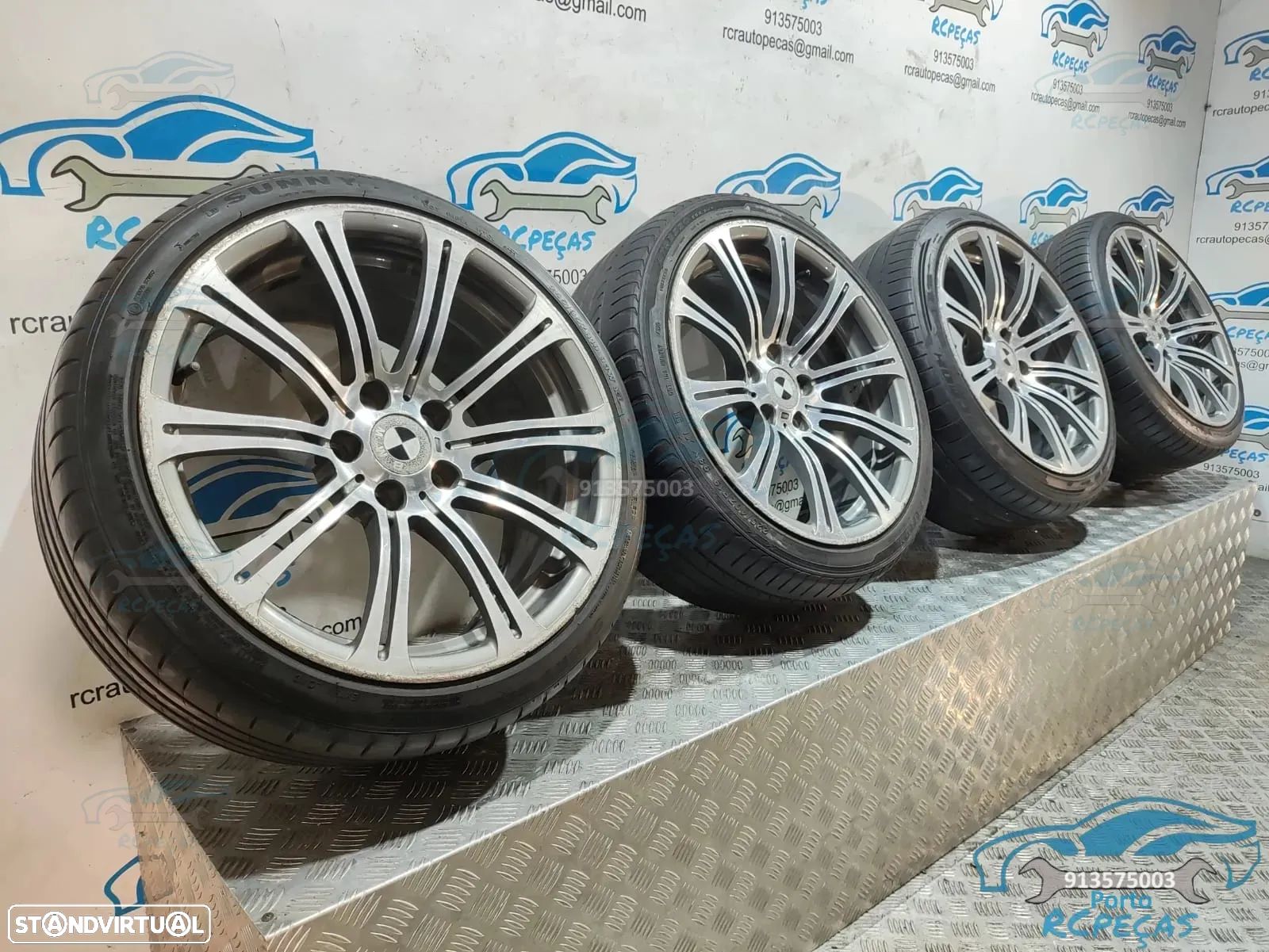 Jantes 19" BMW M3 E92 dupla medida - 8,5J / 9,5J - ET23 | ET29 | 5x120 - 19 Polegadas | Originais BMW | 5 x 120 | E90 | E93 | LCI | E87 | E81 | E88 | E82 | F30 | F31 | 36112283555 | 2283555 | 36112283556 | 2283556 - 1