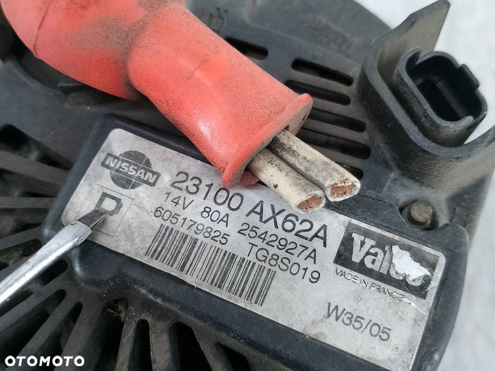 ALTERNATOR NISSAN MICRA K12 23100AX62A  2542927A 605179825   TG8S019 1.0 - 3
