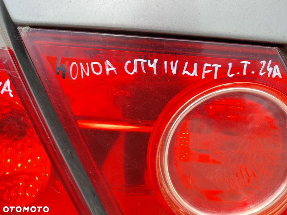 HONDA CITY IV LIFT LAMPA LEWY TYŁ LEWA TYLNA KLAPA W KLAPĘ Z KLAPY - 6