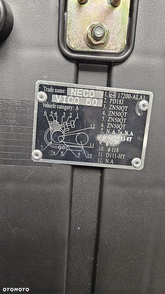 Siedzenie Neco Vico 50 - 10