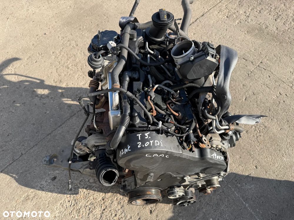 VW T5 T6 2,0 TDI 140KM silnik kompletny CAAC - 9