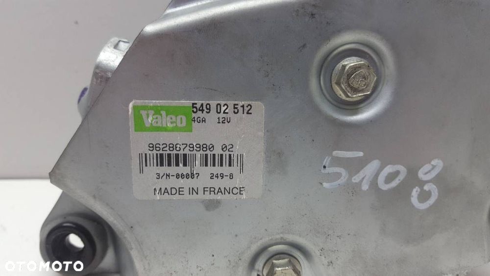 SILNICZEK WYCIERACZKI TYŁ PEUGEOT 206 9628679980 - 5