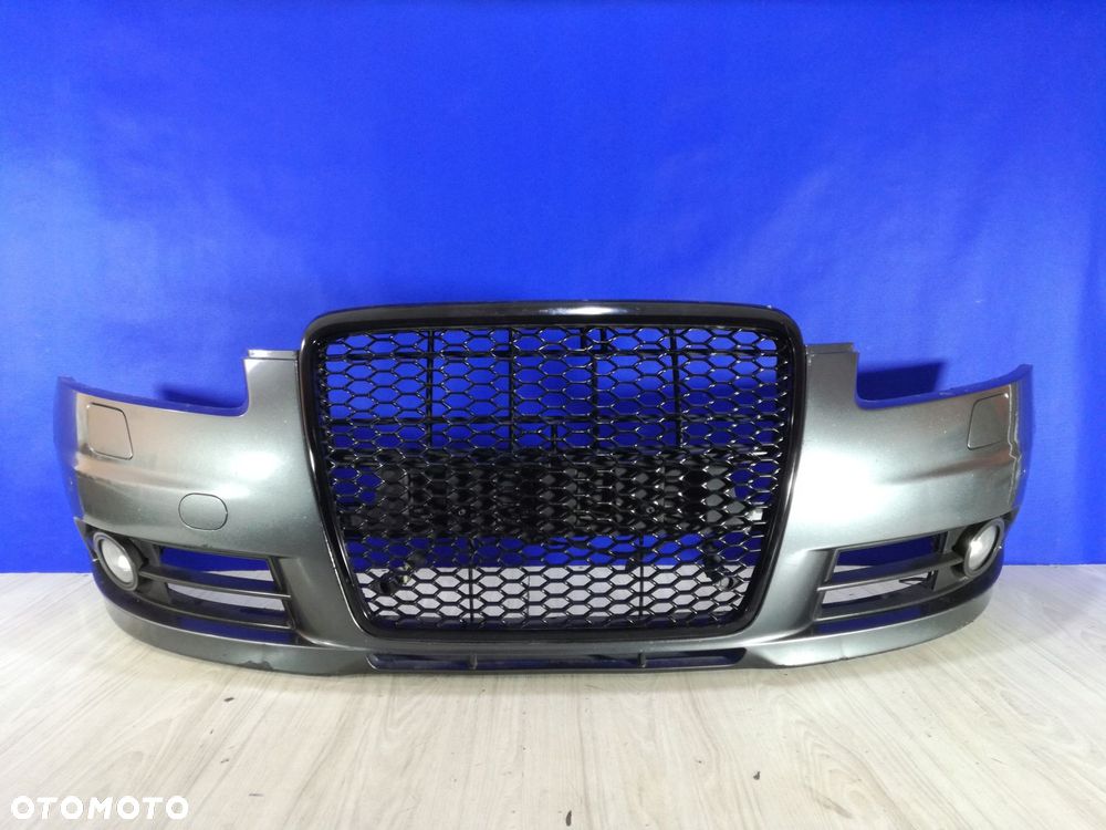 audi a6 c6 s-line lz7s zderzak grill przód 04/08 pdc spryski - 1