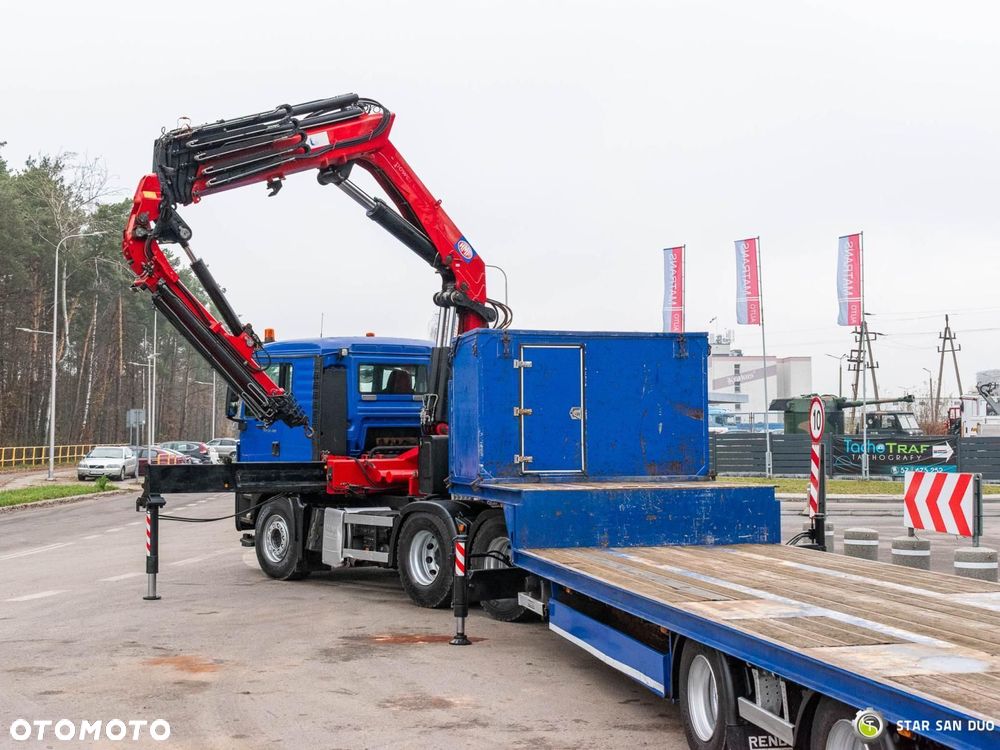 MAN TGS 26.400 6x4 HMF 3722 Fly Jib HDS Żuraw Crane Zestaw - 6