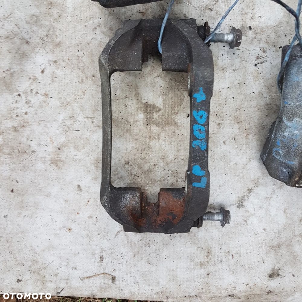 zacisk jarzmo hamulcowe tarcza klocki peugeot 206 206+ 206cc 207 306 oryginal jak nowy - 23