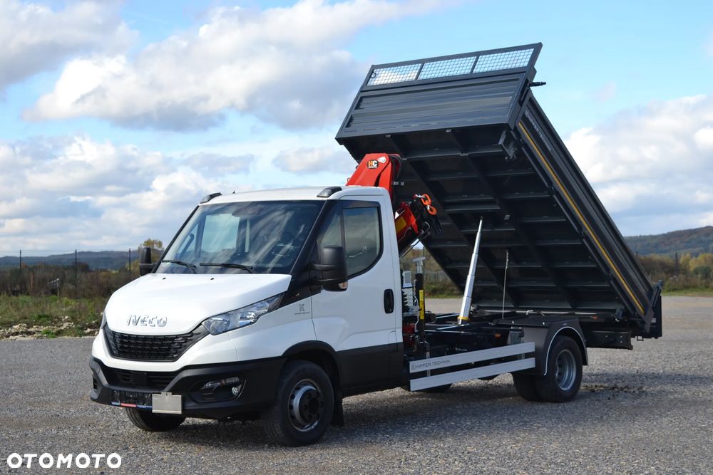 Iveco Daily 50C15 50C18 Nowy żuraw HDS HYVA HA 33 udźwig 2285 kg3-stronny wywrot Kiper Wywrotka Fassi M40 - 4