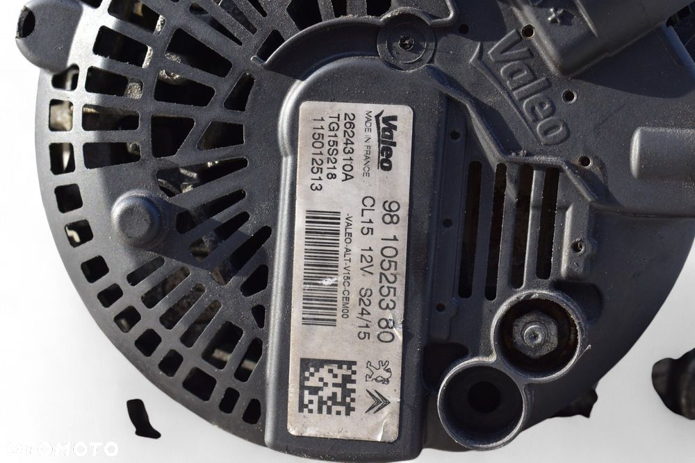 Alternator PEUGEOT 206 308 CITROEN C4 DS3 1.6 HDI E-HDI 9810525380 - 5