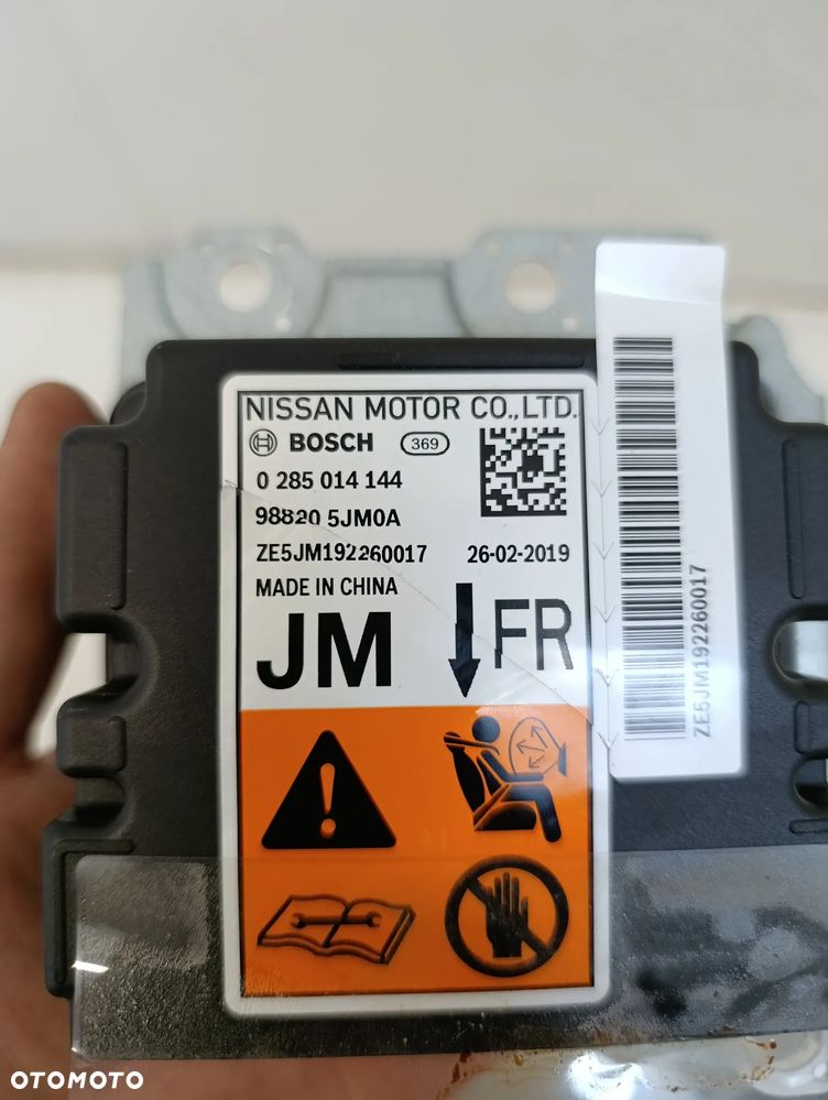 Moduł sterownik poduszek airbag Renault Alaskan - 5