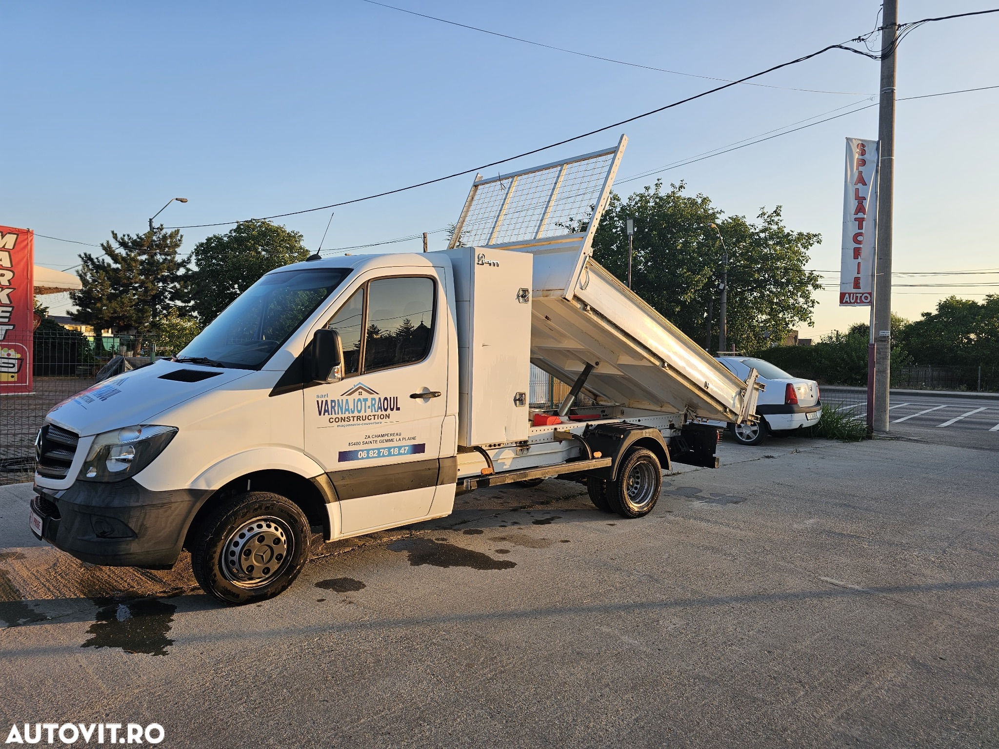 Mercedes-Benz Sprinter 513 CDI - BASCULABIL - axa dubla - 3.5T - 4