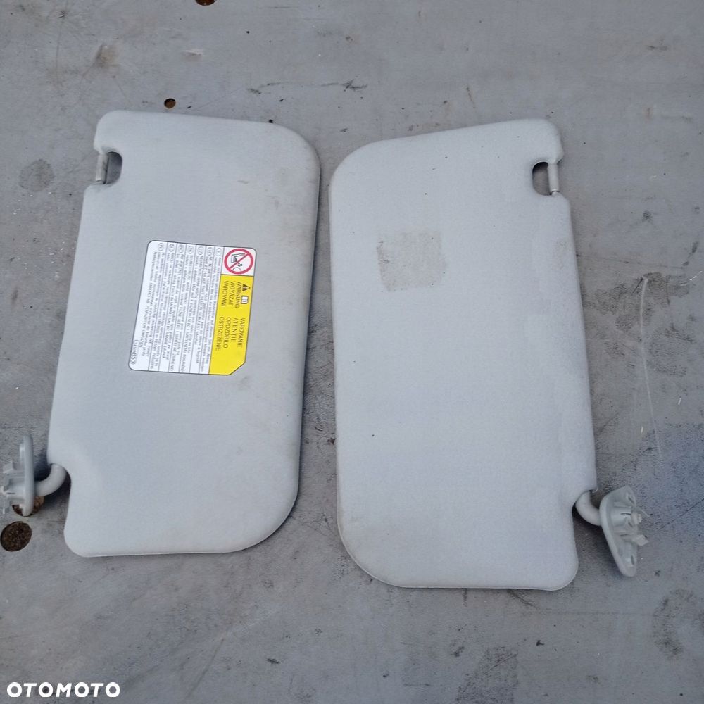 osłona daszek słoneczko mitsubishi lancer viii x komplet - 2