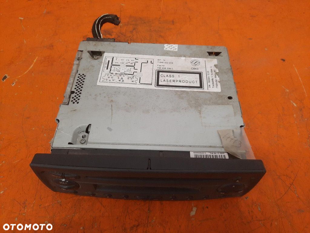 FIAT DUCATO III 06-11 ODTWARZACZ CD RADIO 7354362390 F1AE0481D - 2