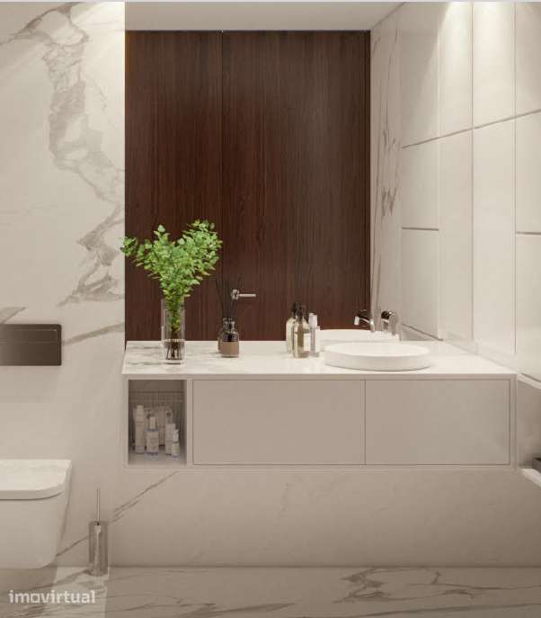 Apartamento T2 novo com garagem e varanda - Grande imagem: 2/8