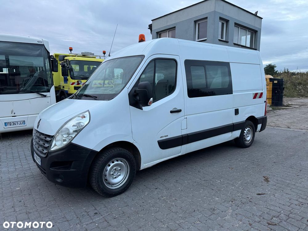 Renault Master 2013r. 6osob Brygadówka KLIMATYZACJA L2H2 - 1