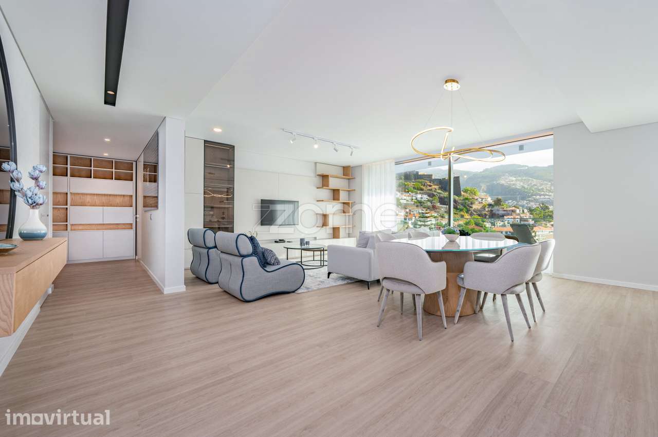 Apartamento T2, "fração M" de luxo para arrendamento no Funchal - Grande imagem: 3/37