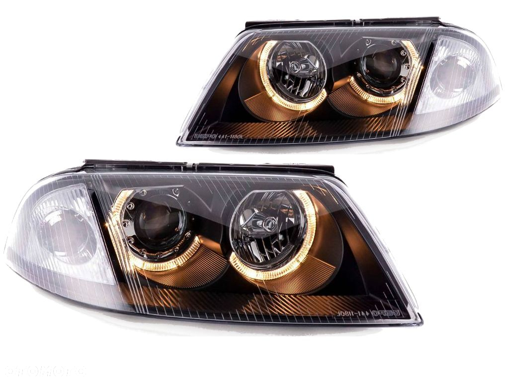 Lampy Reflektory VW PASSAT B5 FL 3BG 01-04R BLACK - 3