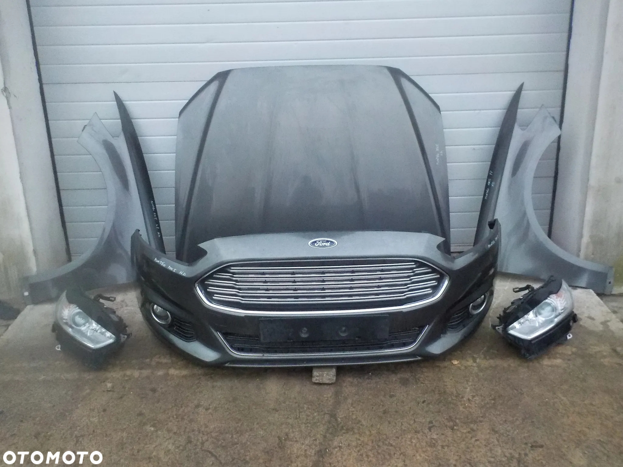 FORD MONDEO MK5 2.0 TDCI PRZÓD MASKA ZDERZAK BŁOTNIKI PAS PRZEDNI Z CHŁODNICAMI LAMPY UK - 2