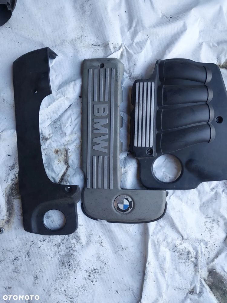BMW E39 530 3.0D 192KM Osłona pokrywa górna pokrywy silnika obudowa filtra powietrza rura przewód powietrza dolot - 10