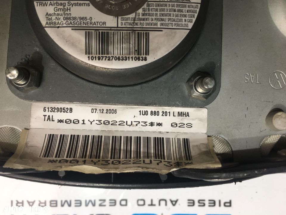 Airbag Volan Skoda Octavia 1 1996 - 2005 COD : 1U0 880 201 L / 1U0880201L - 3