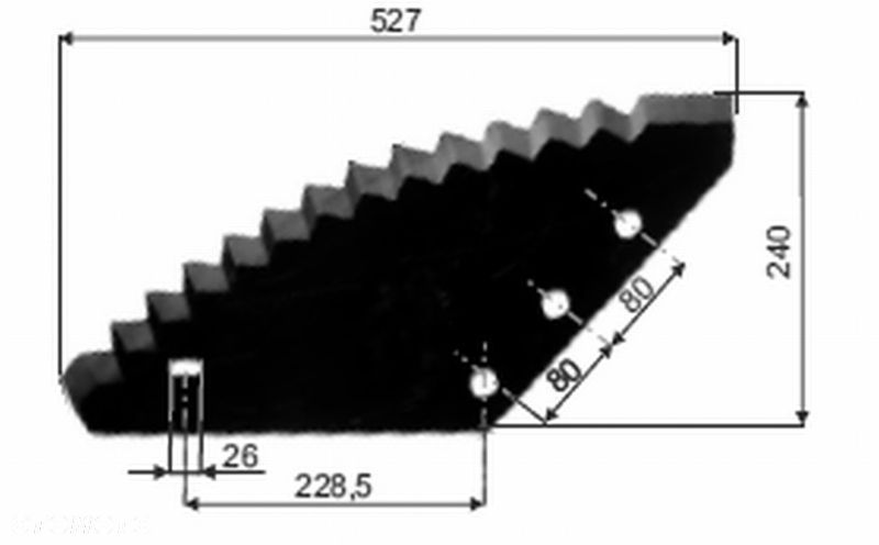 Nóż paszowóz - PROMOCJA! RMH, STRAUTMANN, Metaltech, Dafagro, Metalfach, Triolet - 6