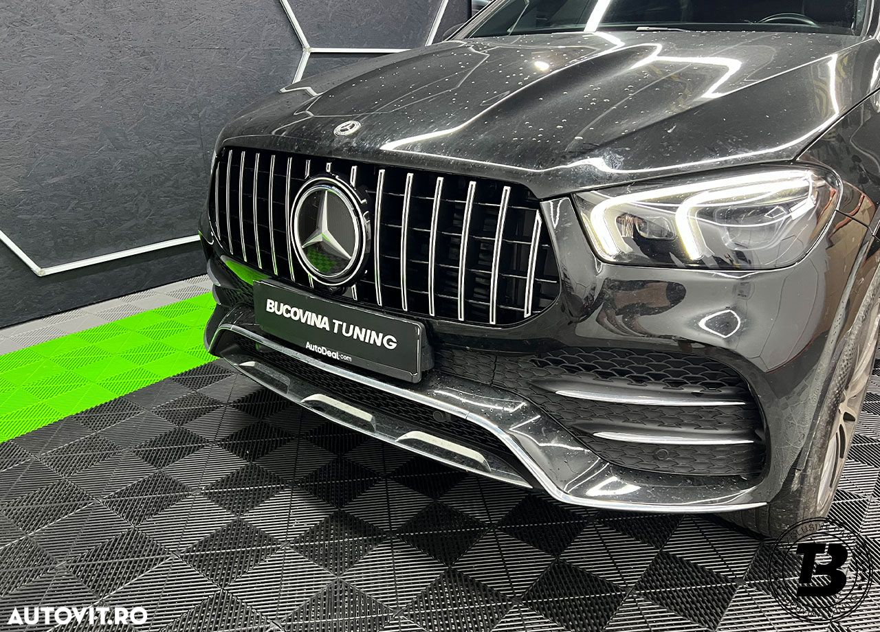 Grila compatibila cu Mercedes GLE W167 Coupe C167 GT Crom - 7