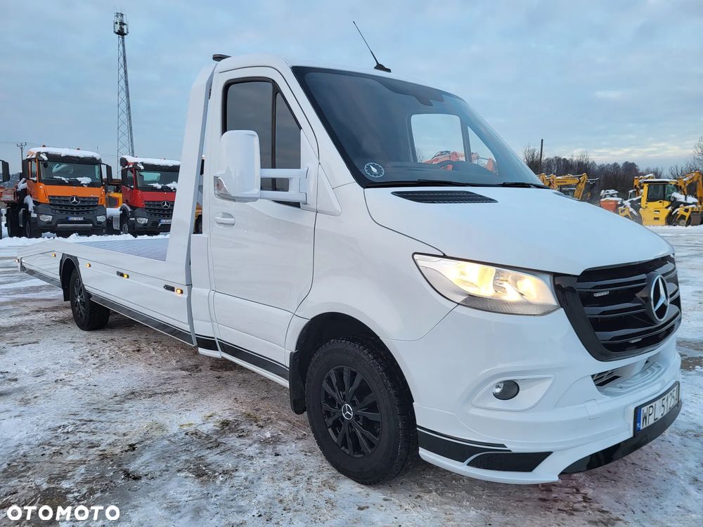 Mercedes-Benz Sprinter 317 Autolaweta najazd alu Hak 3500kg - 36