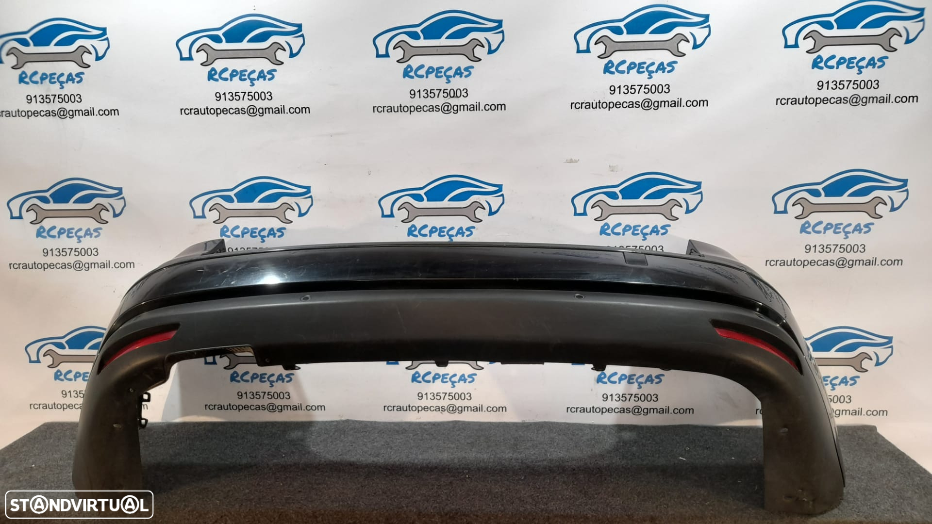 PARACHOQUES TRASEIRO TRÁS SENSORES 9654487077 CITROEN C4 GRAND PICASSO I 1 MK1 UD PARA-CHOQUES PARA CHOQUES ORIGINAL - 3
