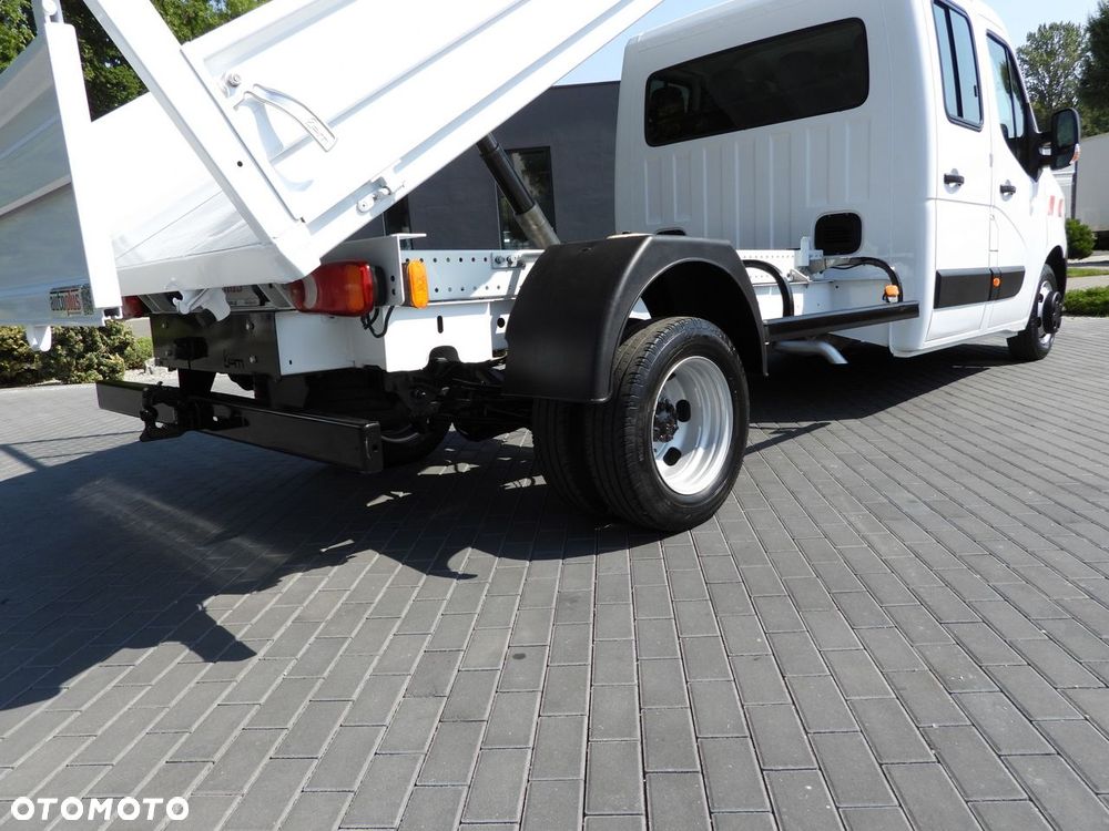 Renault MASTER WYWROTKA PODWÓJNA KABINA DOKA 6 MIEJSC TEMPOMAT LEDY BLIŹNIACZE KOŁA KLIMATYZACJA  130KM - 23