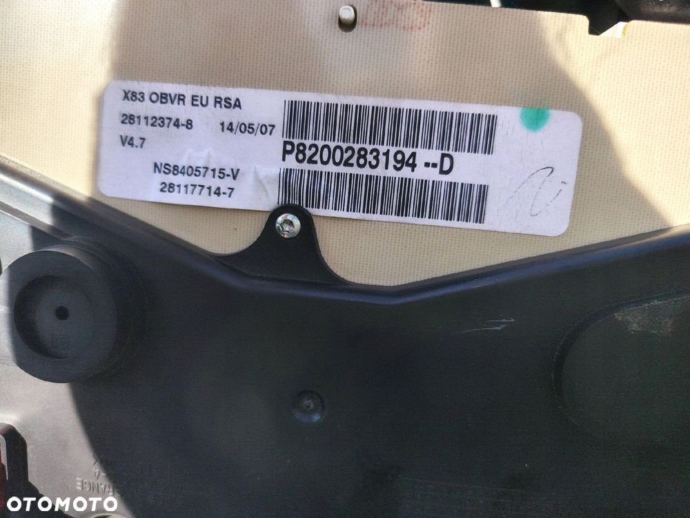KOMPUTER SILNIKA ZESTAW 8200666516 NISSAN PRIMASTAR 1 I 2.0 DCI - 5