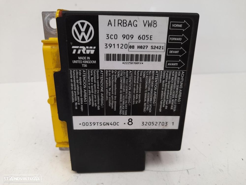 CENTRALINA AIRBAG SEAT LEON 2005 -3C0909605E - 4