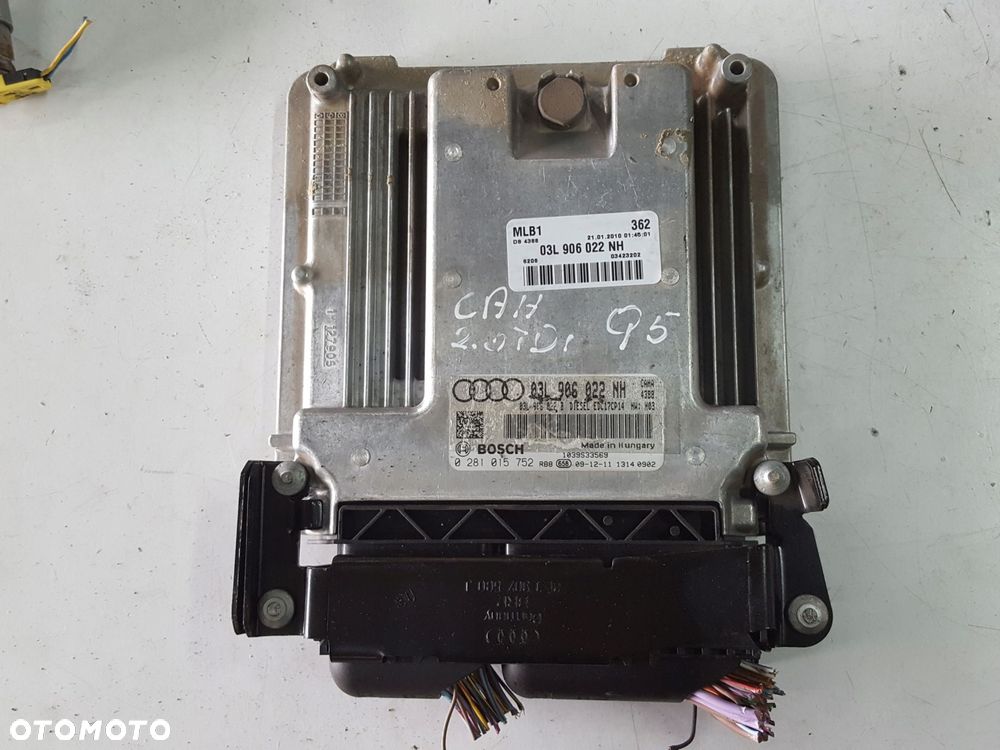 AUDI Q5 8R 08-12r 2.0 TDI CAH KOMPUTER STEROWNIK SILNIKA 03L906022NH - 1