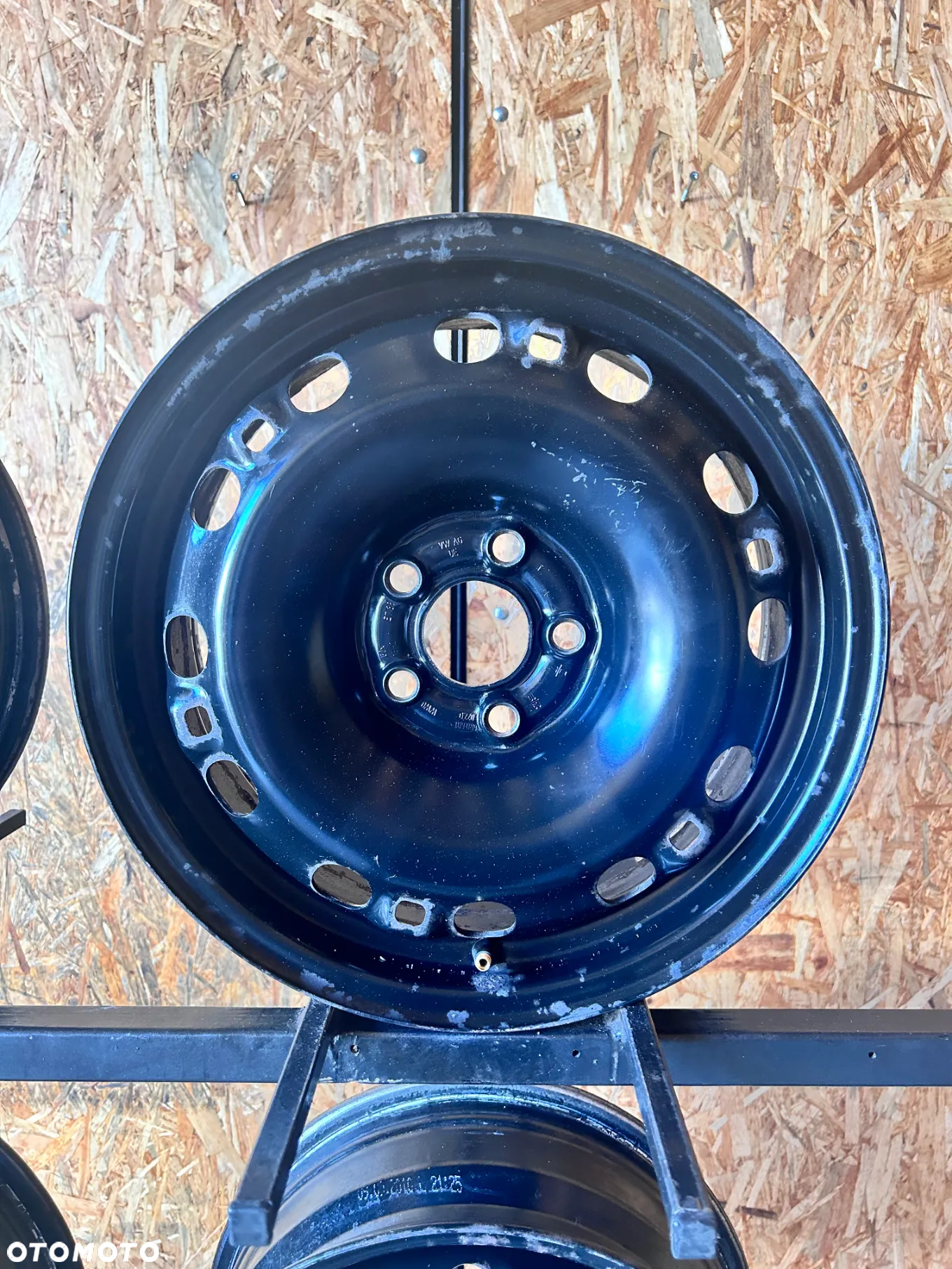 4 FELGI STALOWE VW POLO , GOLF 4 , SKODA FABIA , SEAT IBIZA 15'' 6J  ET38 - 3