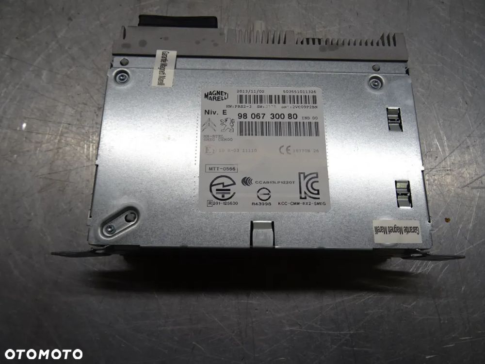 PEUGEOT 208 I 12-15 1.2B RADIO NAWIGACJA WYŚWIETLACZ 9806730080 A2C35035800 - 9