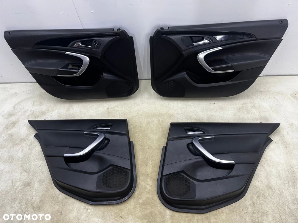 Tapicerka Opel Insignia A 08-17r. kombi boczki drzwi KOMPLET prawy lewy tył przód - 1