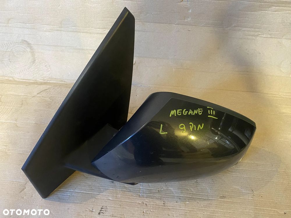 Lusterko zewnętrzne Renault Megane III lewe 9 pin OE - 1