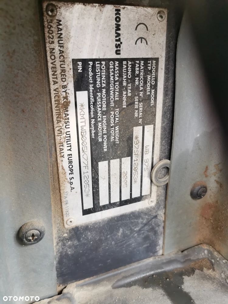 Komatsu WB97S-2 - 10