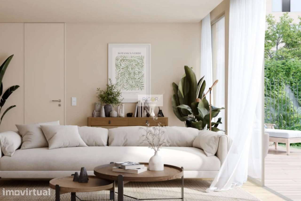 Apartamento T1 com jardim de a 300mts da praia de Matosinhos - Grande imagem: 2/15