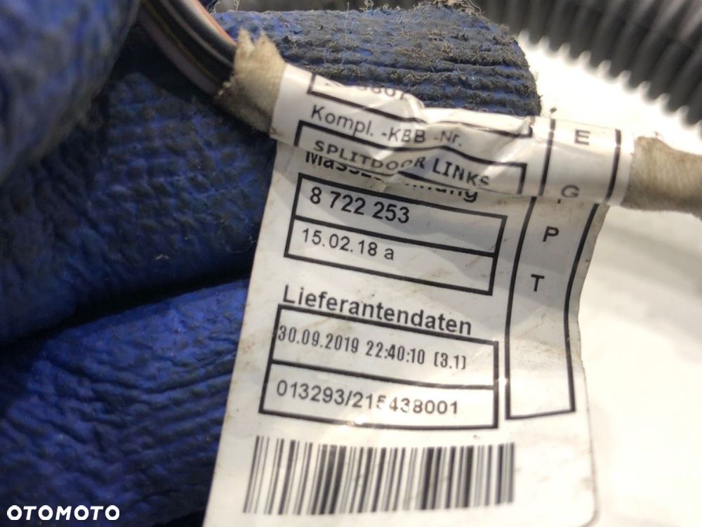 WIĄZKA LEWYCH DRZWI KLAPY BAGAŻNIKA  MINI MINI CLUBMAN (F54) 2014 - 2022 Cooper S ALL4 141 kW [192 - 6