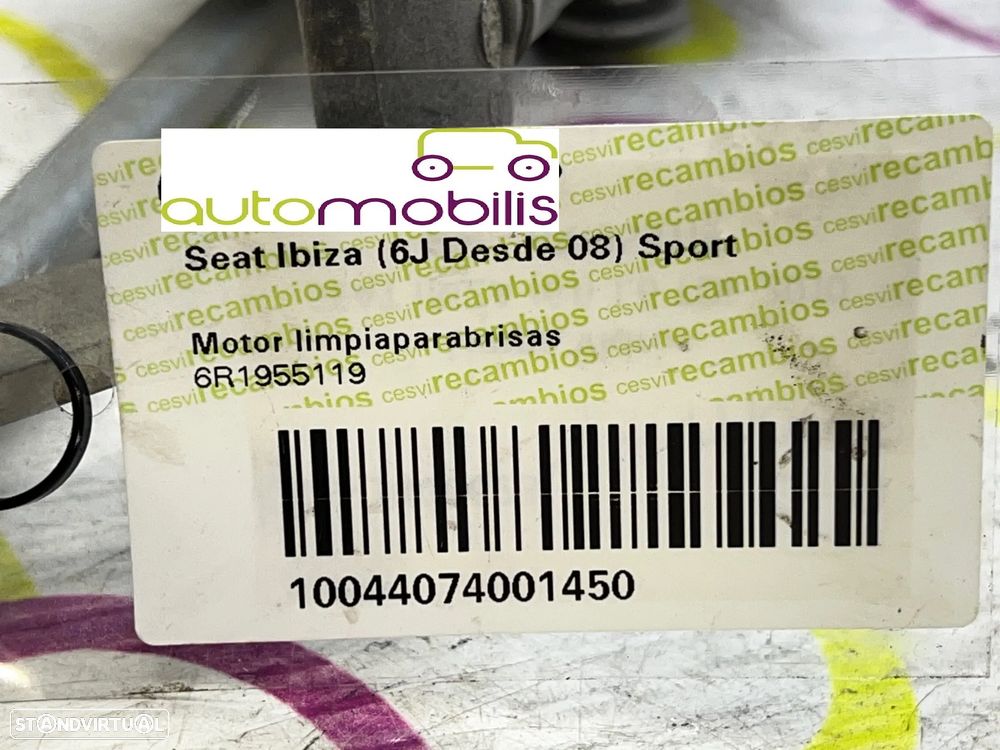 Limpa Vidros SEAT IBIZA IV (6J5) 1.6 TDI Ref. 6R1955119 - NO. 340063 - 4