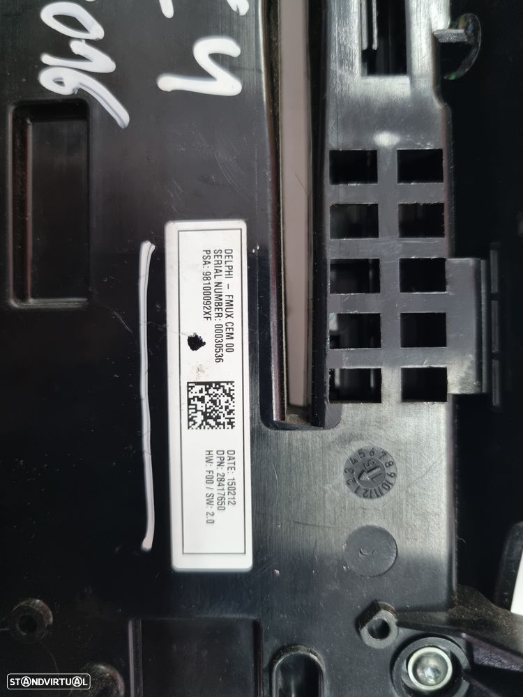 comando sofagem Citroen C4  - 2015 - 2