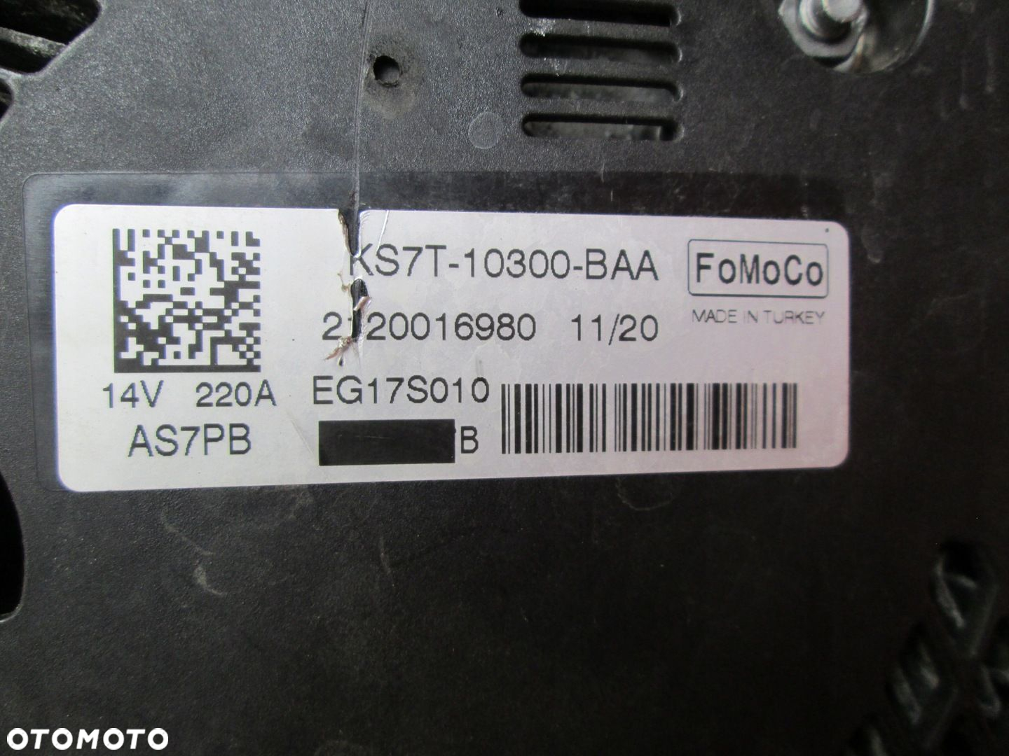 Alternator 220A Ford Galaxy S-Max 2.0 Tdci YMCB 2020r KS7T-10300-BAA - 5