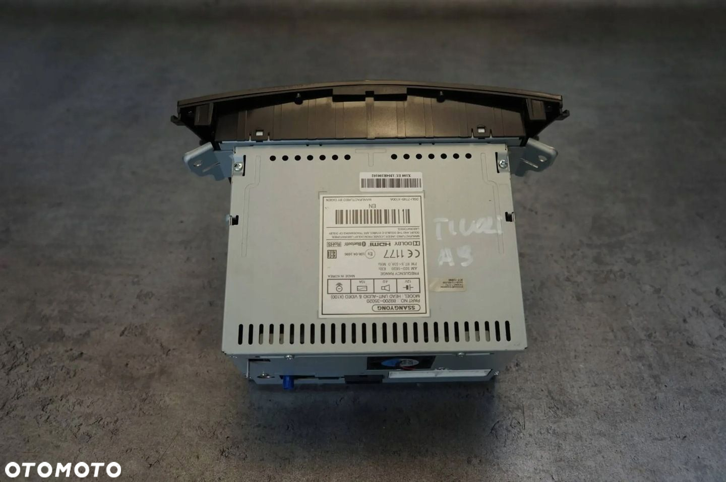 RADIO NAWIGACJA NAVI TOMTOM SSANGYONG TIVOLI 89200-35020 - 4